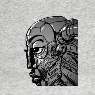 Robot Lady- Iron T-Shirt